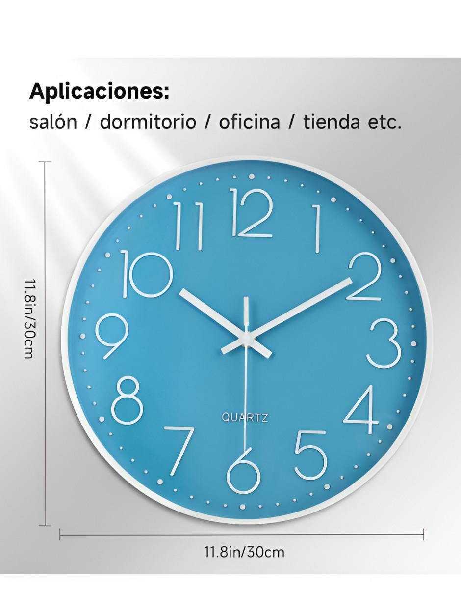 Reloj de pared de plástico 5