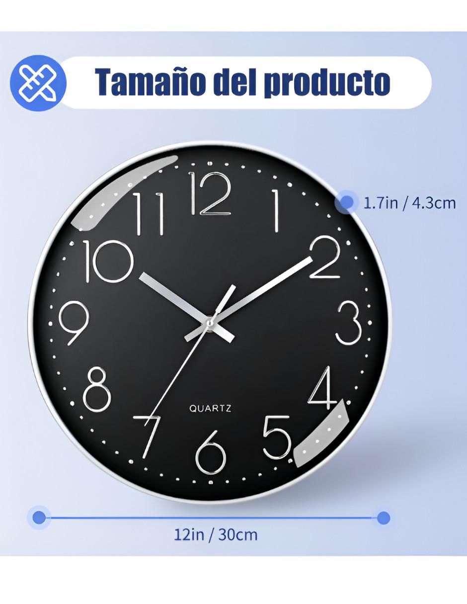 Reloj de pared de plástico 5