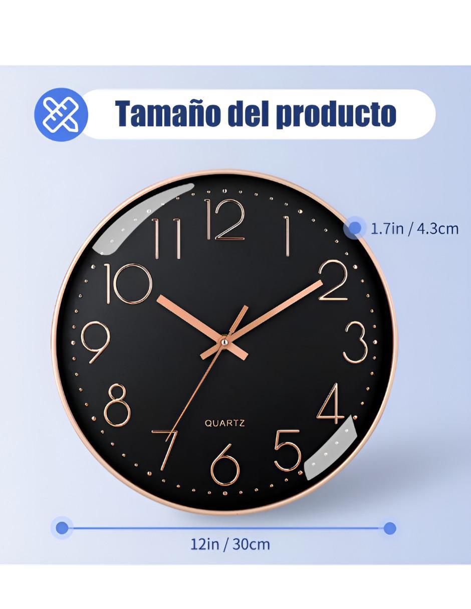 Reloj de pared de plástico 5