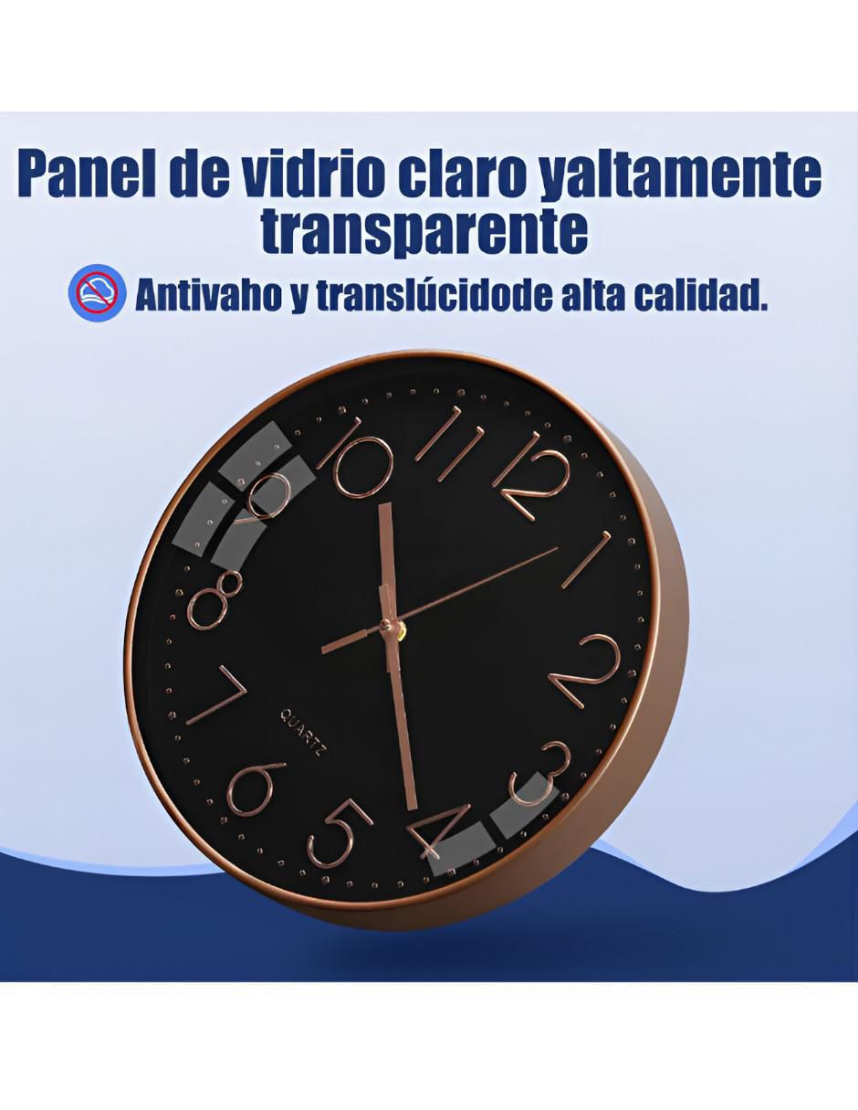 Reloj de pared de plástico 3