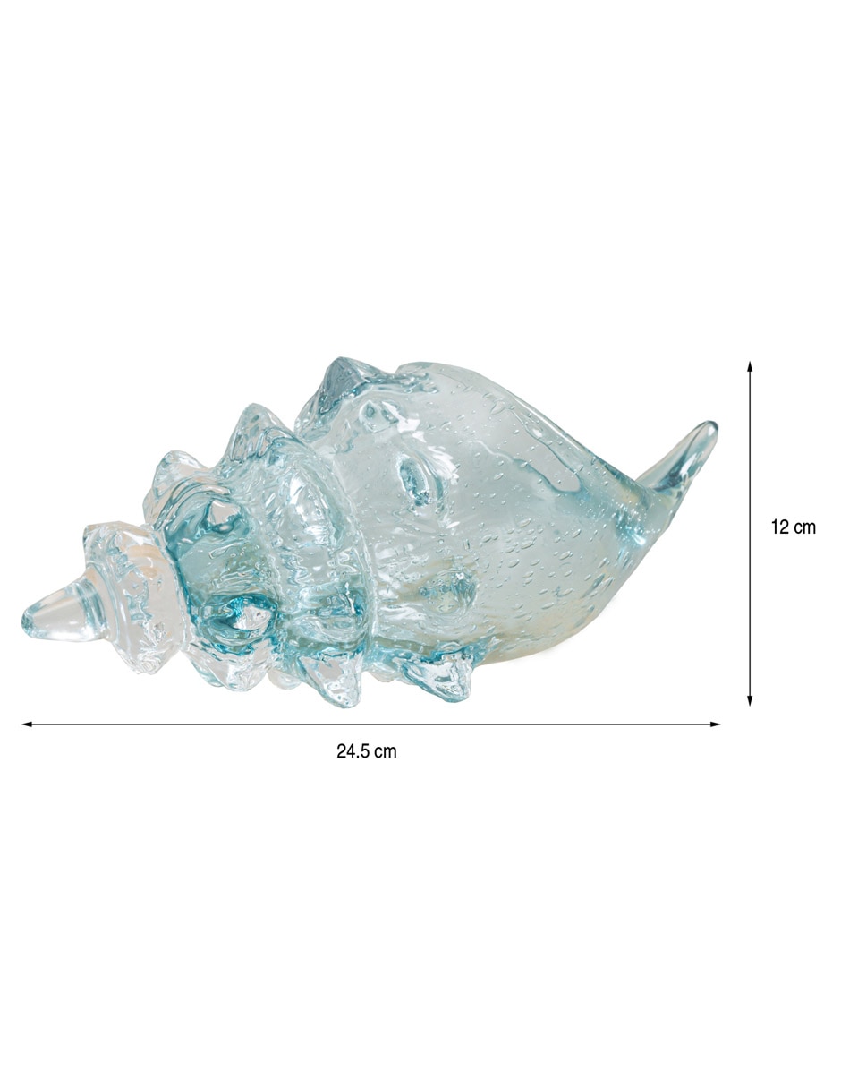 Figura de concha de vidrio 4