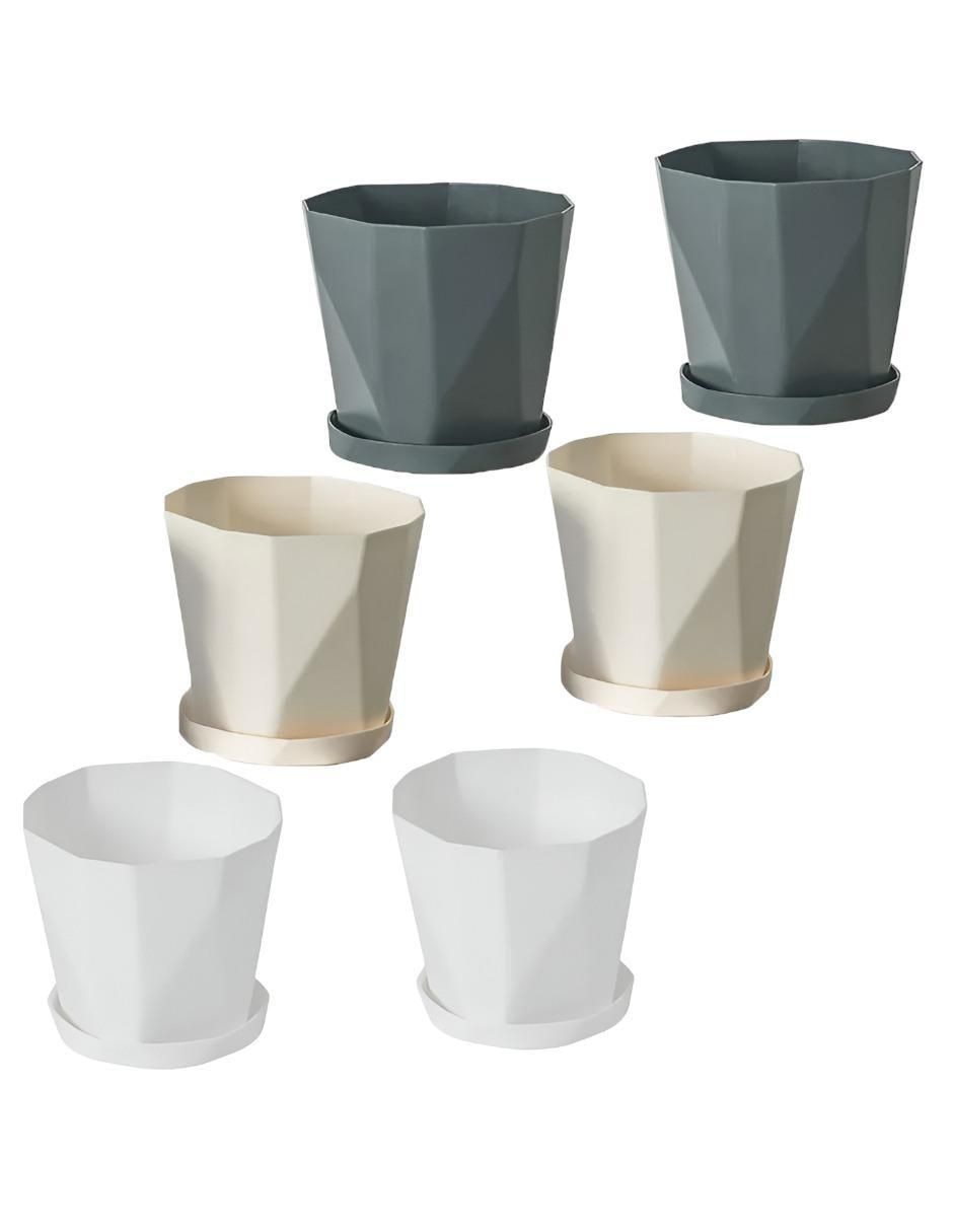 Set maceta de plástico