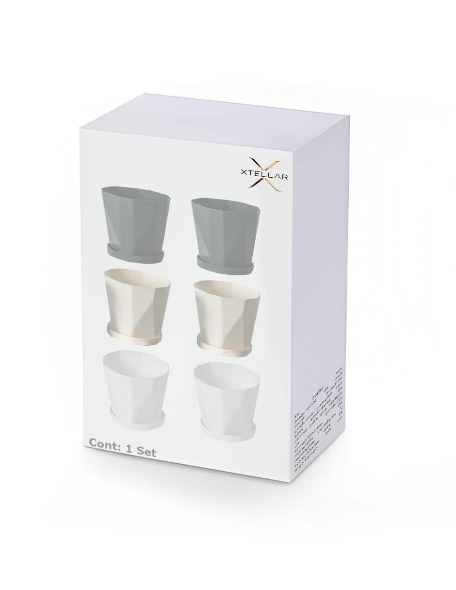 Set maceta de plástico 2