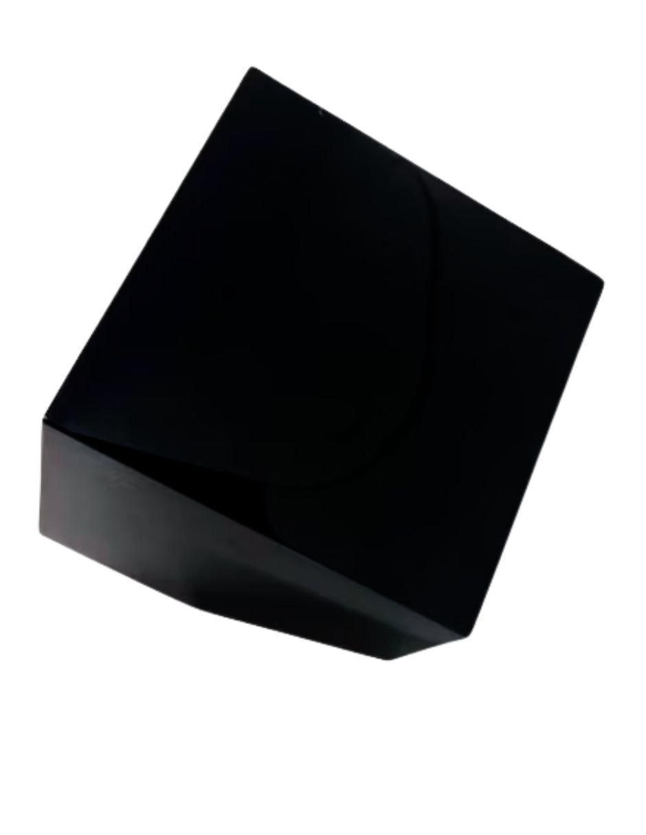 Figura cúbica de vidrio