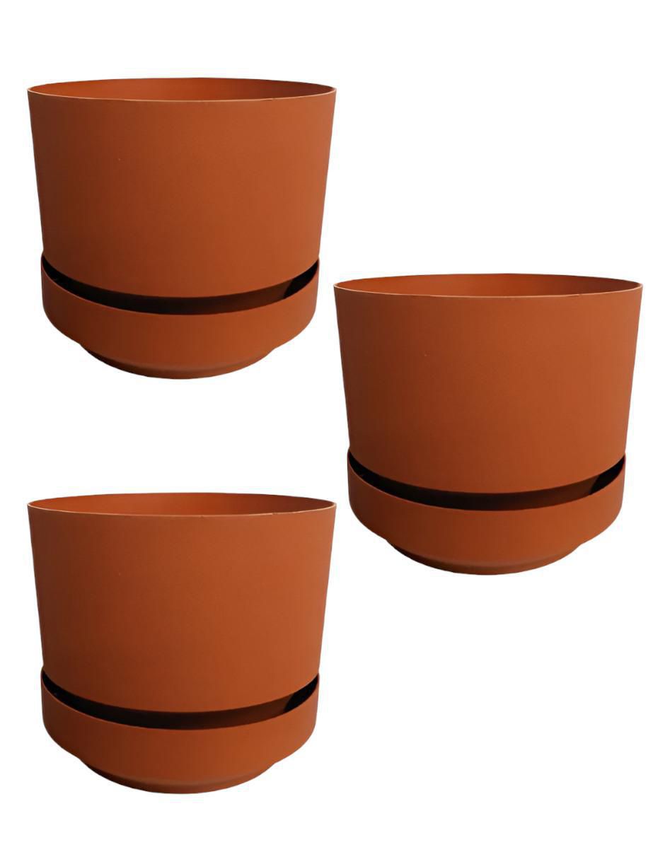 Set maceta de plástico