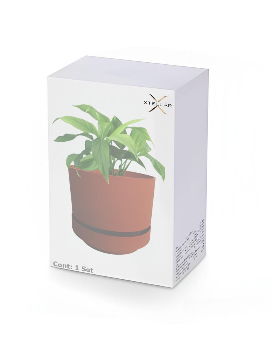 Set maceta de plástico 4