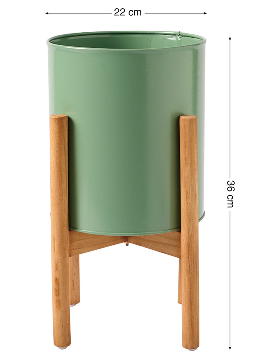 Maceta Oasis Floral de metal 5