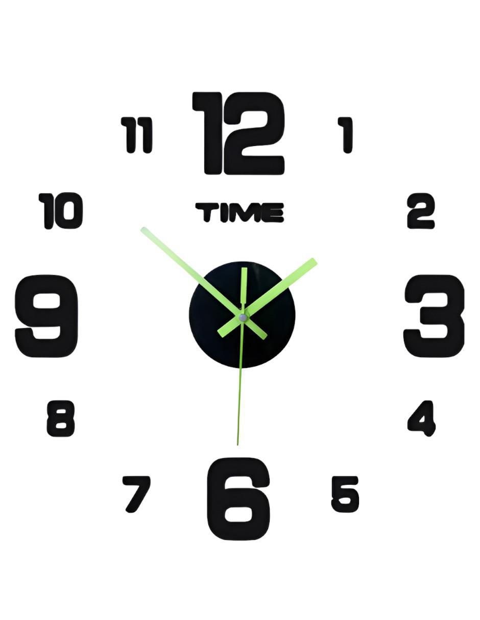 Reloj de pared de plástico