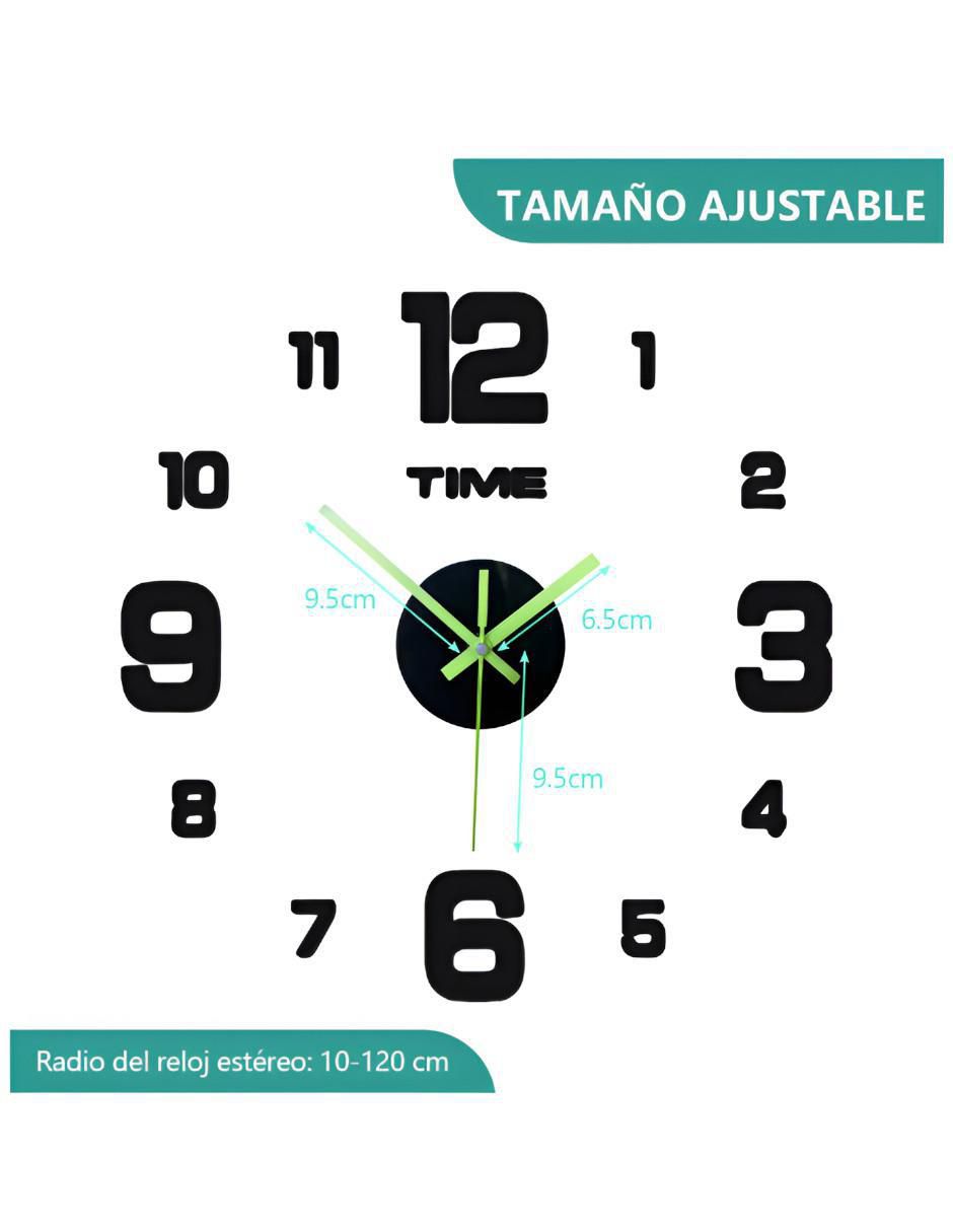 Reloj de pared de plástico 3