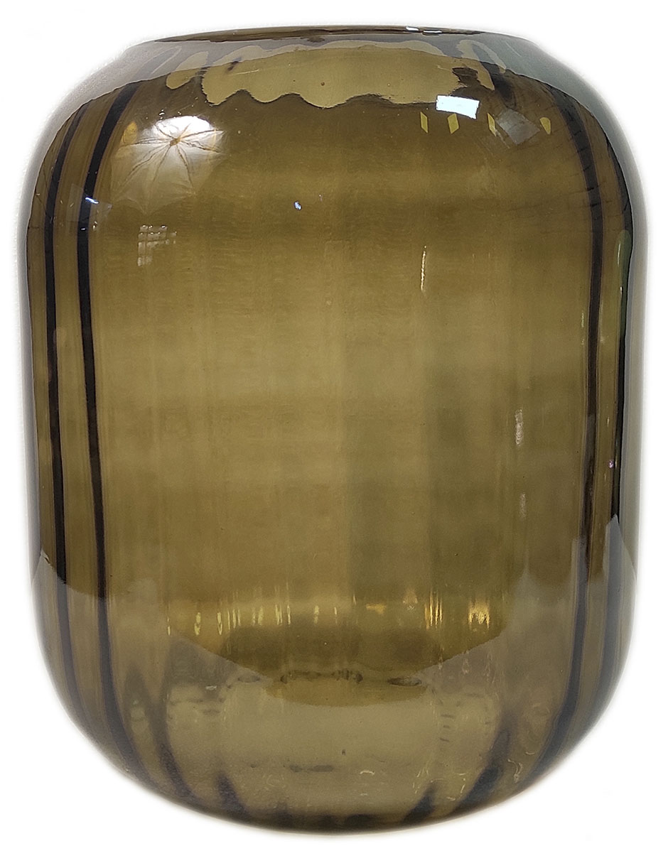 Jarrón Dark Cider de vidrio