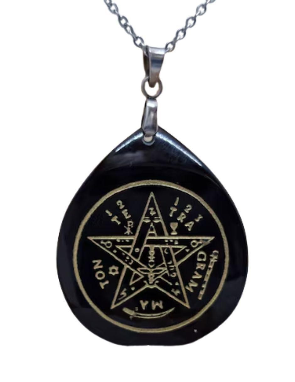 Figura circular de vidrio