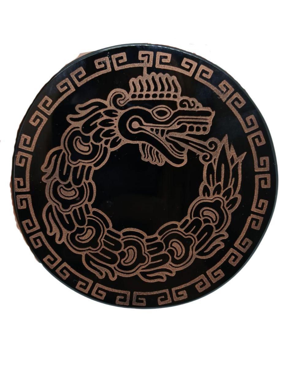 Figura circular de vidrio