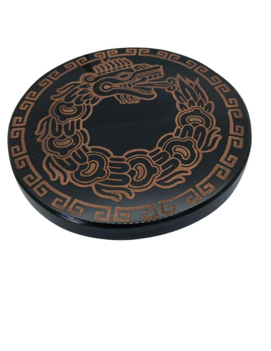 Figura circular de vidrio 4