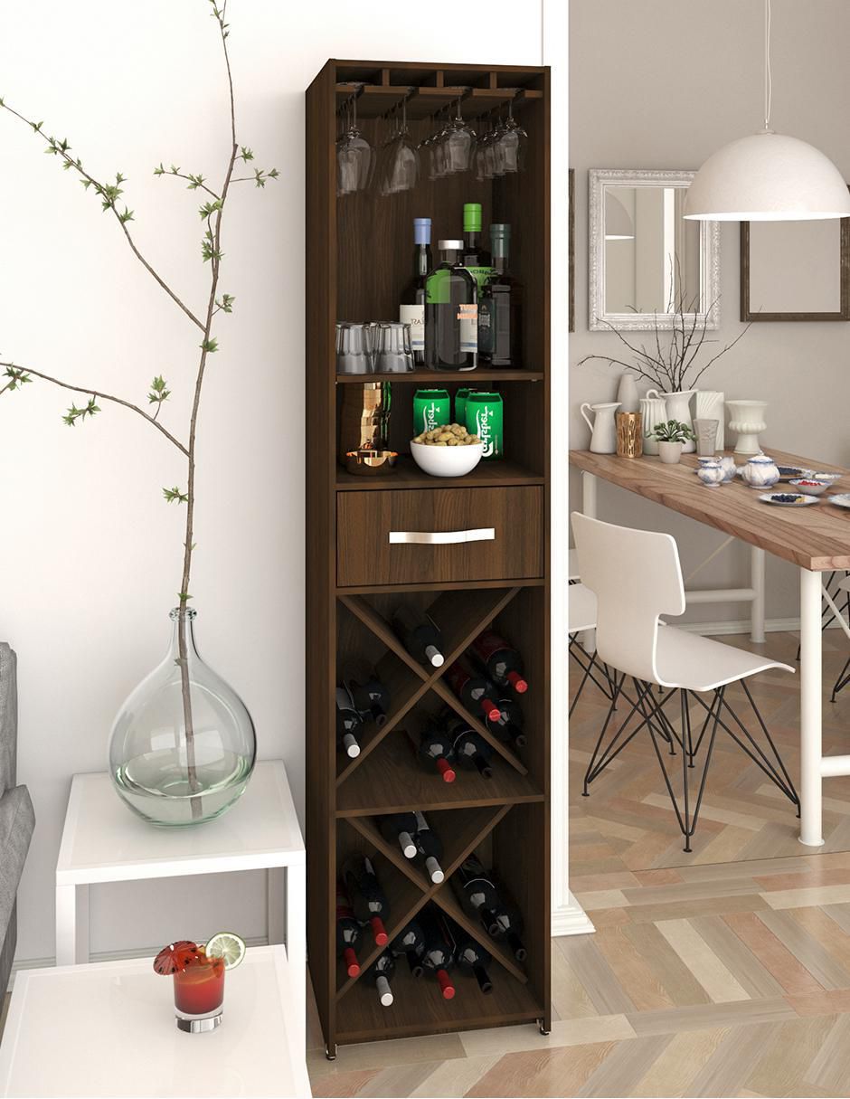 Cava "de vinos" playcon cma playcon, cma, vinos, botellas, copas, cocina, organizador "capacidad" 8 "botellas"
