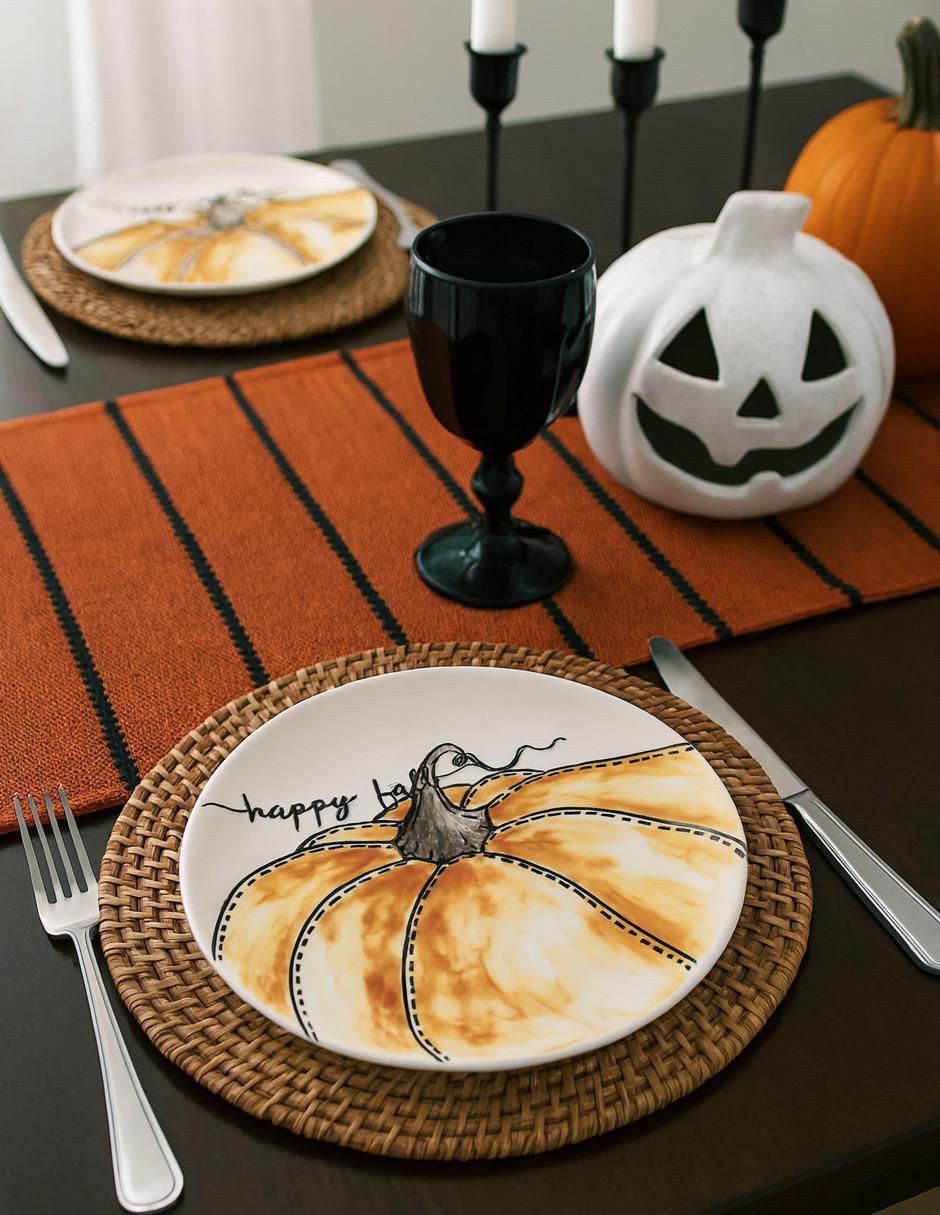 Platón halloween de cerámica 2