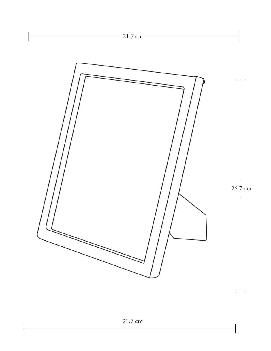 Portarretrato Koan de aluminio para 1 foto 4
