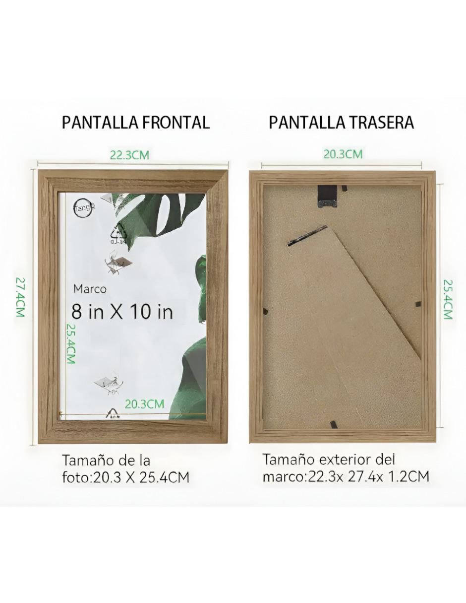 Portarretrato de madera para 1 foto 4