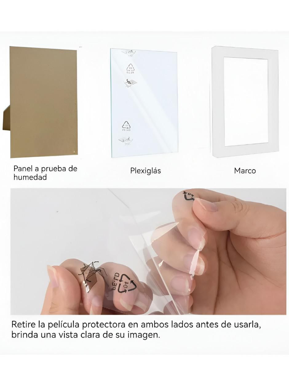 Portarretrato de madera para 1 foto 3