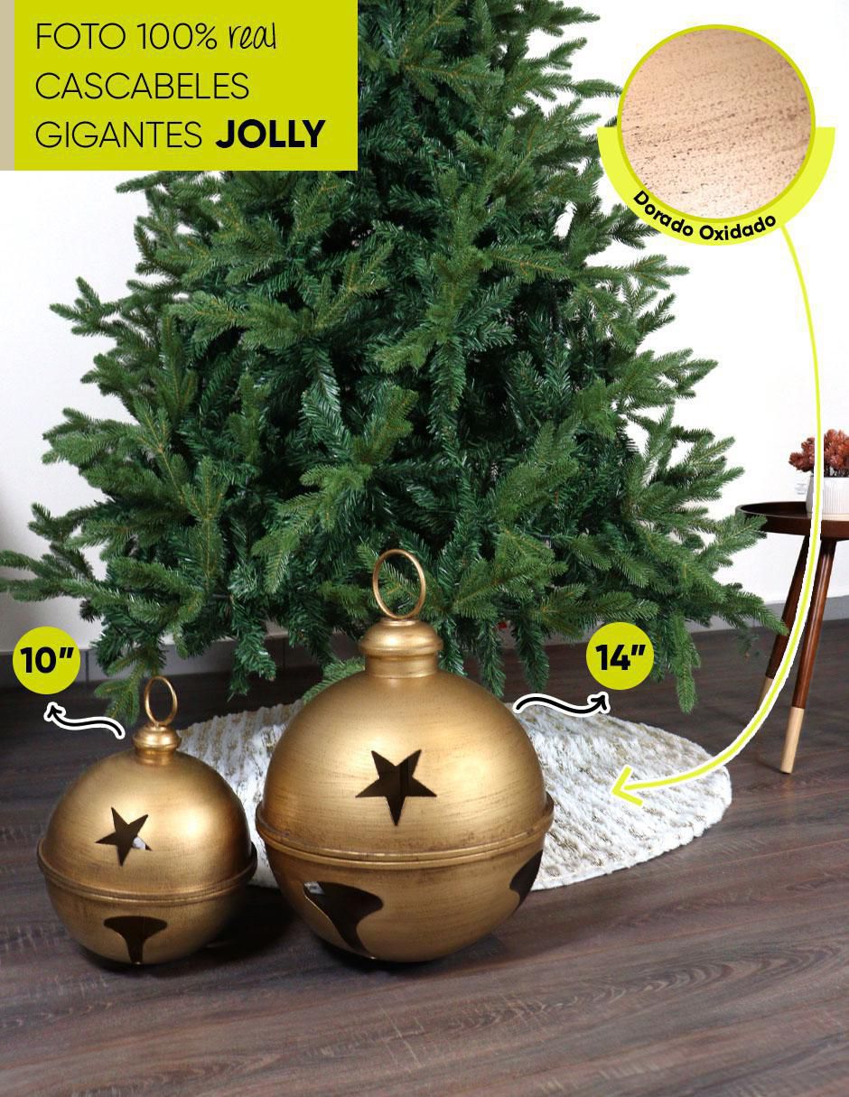 Pie de árbol 2 cascabeles gigantes 2
