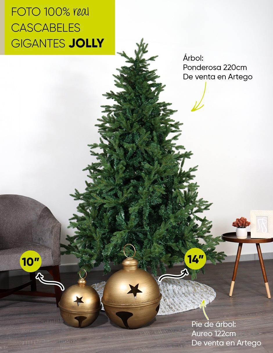 Pie de árbol 2 cascabeles gigantes 3