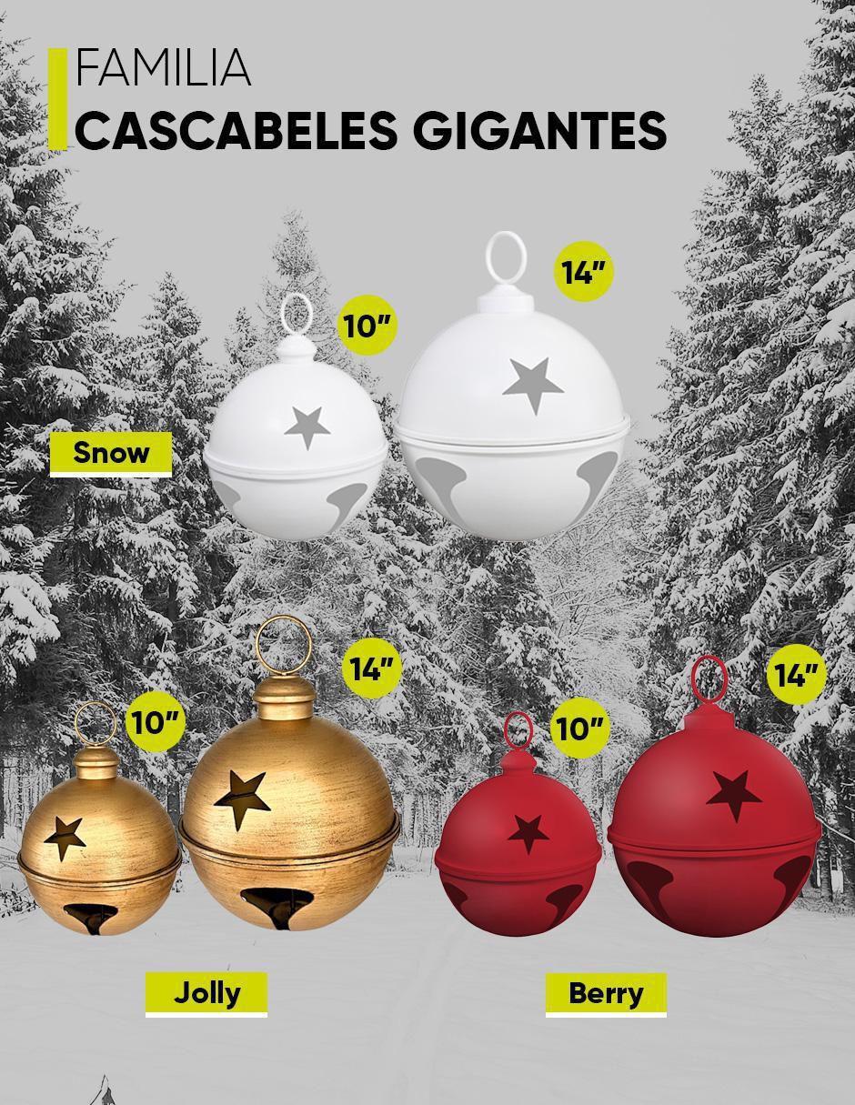 Pie de árbol 2 cascabeles gigantes 5