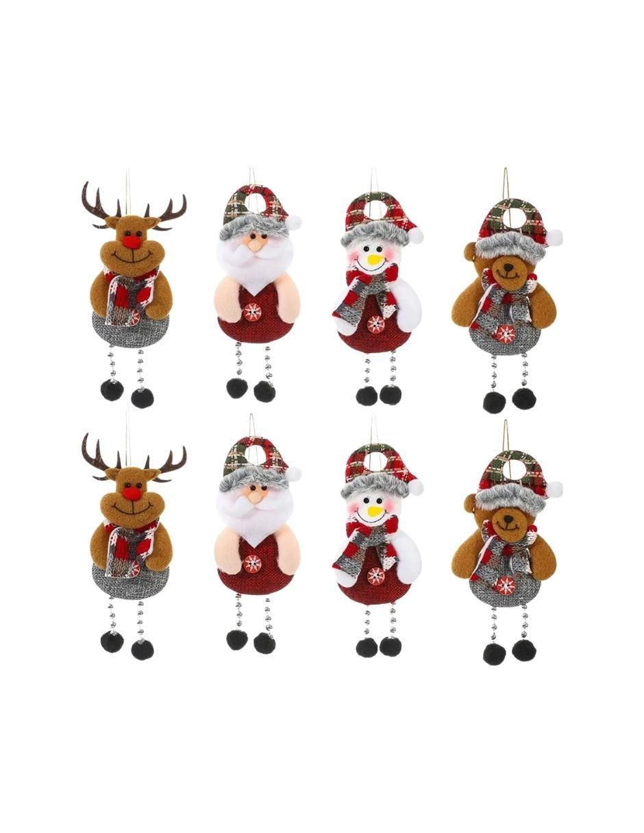 Set de ornamentos animales navideños