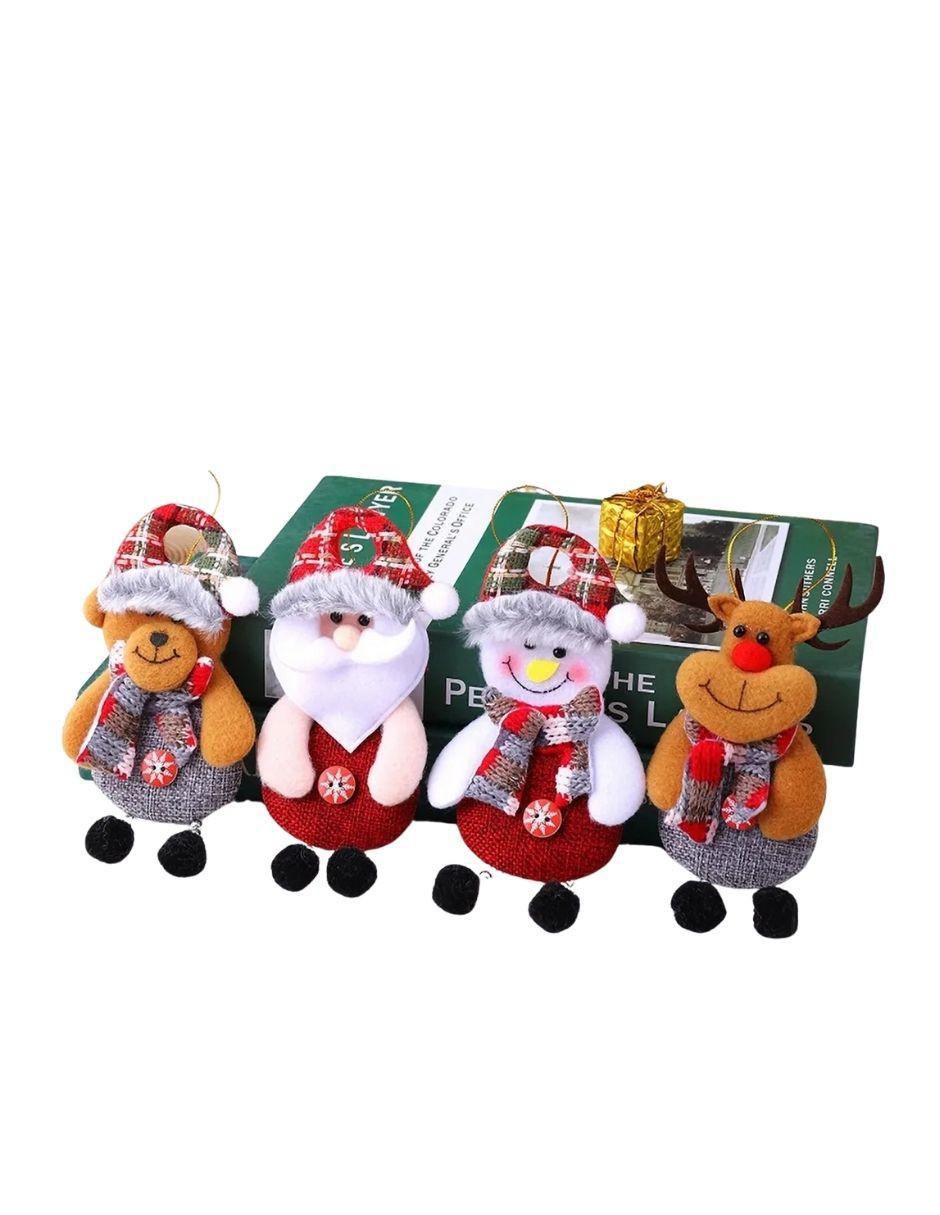 Set de ornamentos animales navideños 3
