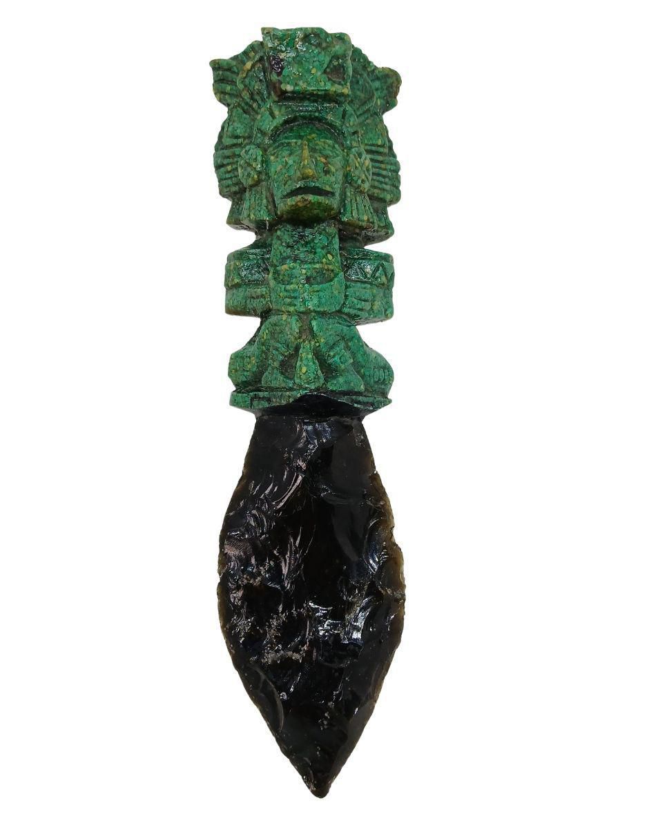 Figura decorativa de daga de vidrio Figura decorativa de daga de vidrio