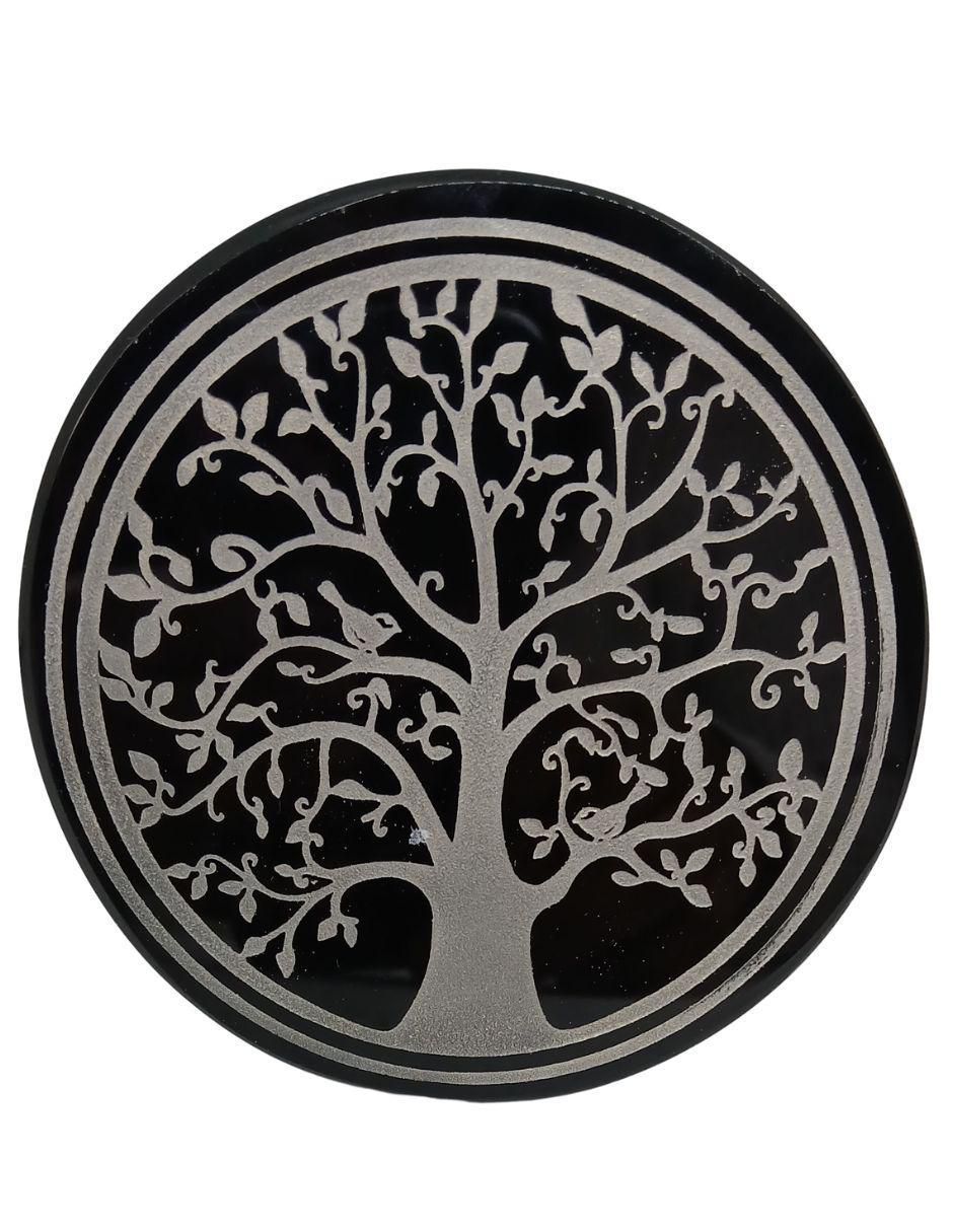 Figura decorativa circular de vidrio Figura decorativa circular de vidrio