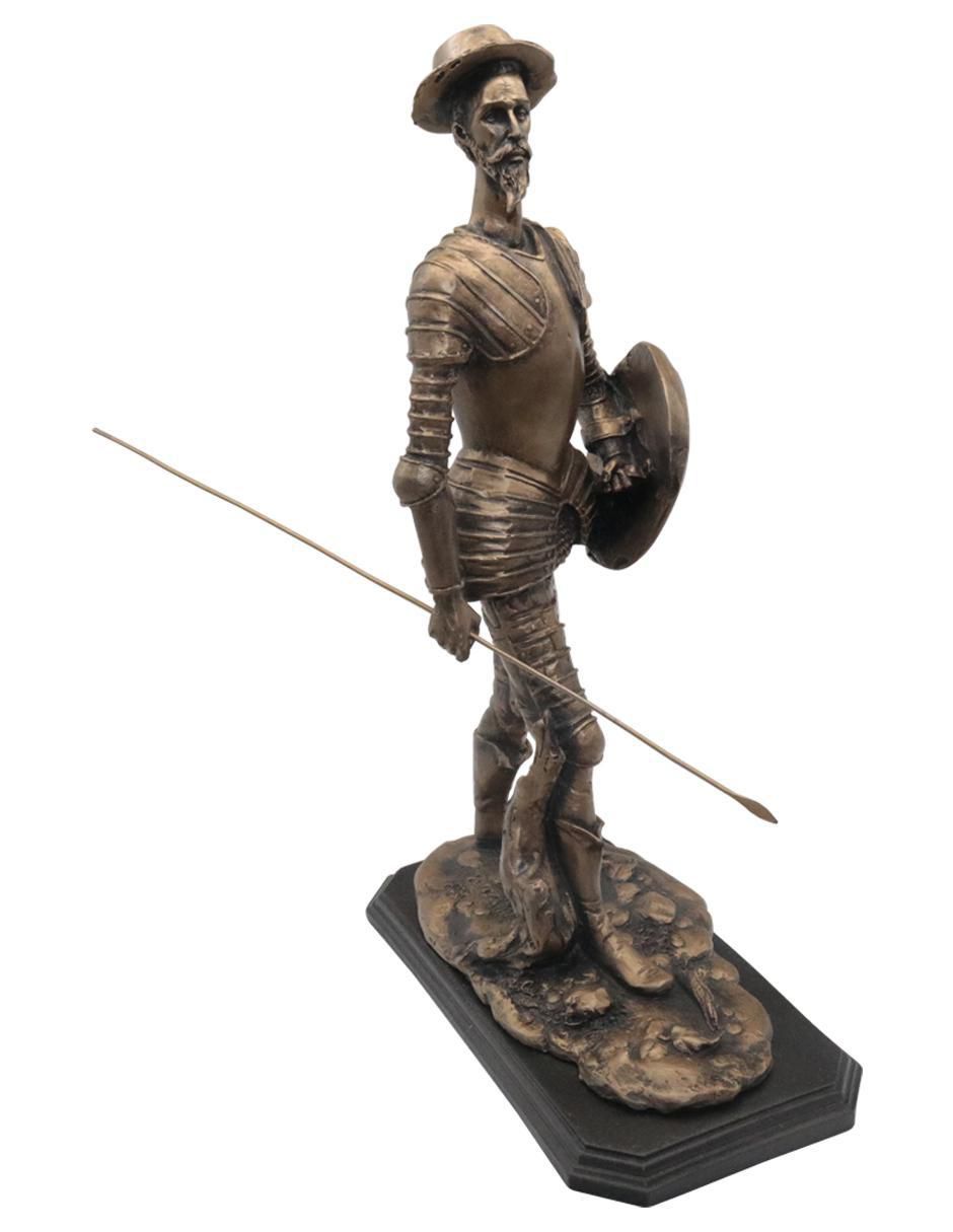 Figura de hombre Don Quijote de la Mancha de resina 2