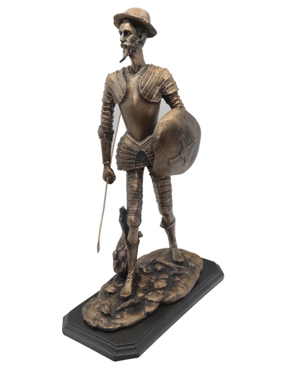 Figura de hombre Don Quijote de la Mancha de resina 3