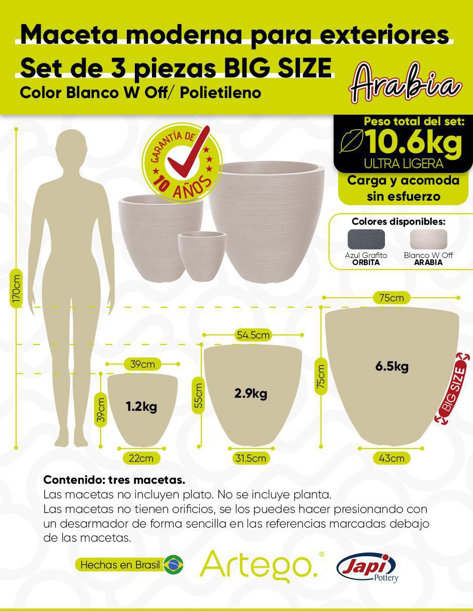 Maceta Big Size 9