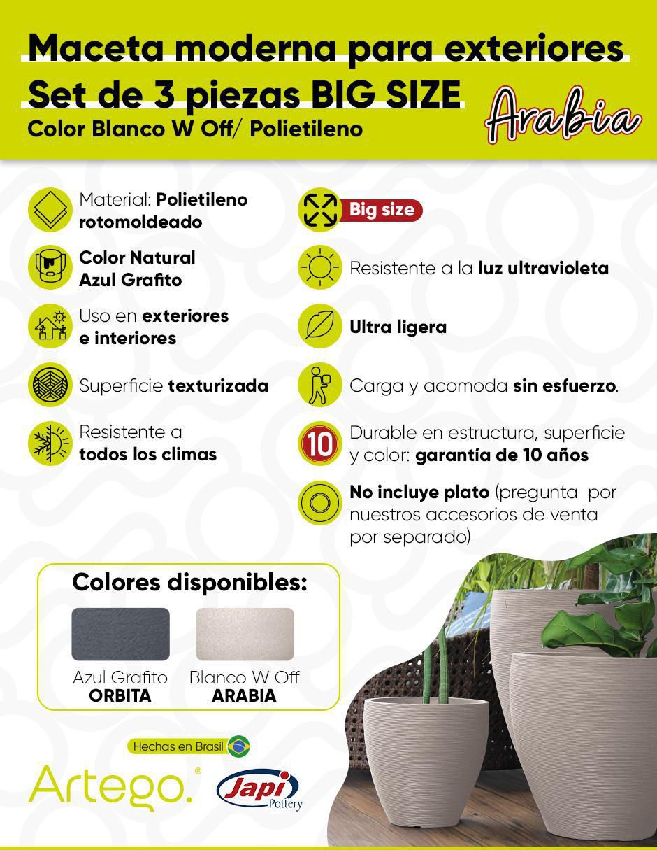 Set maceta Arabia 2