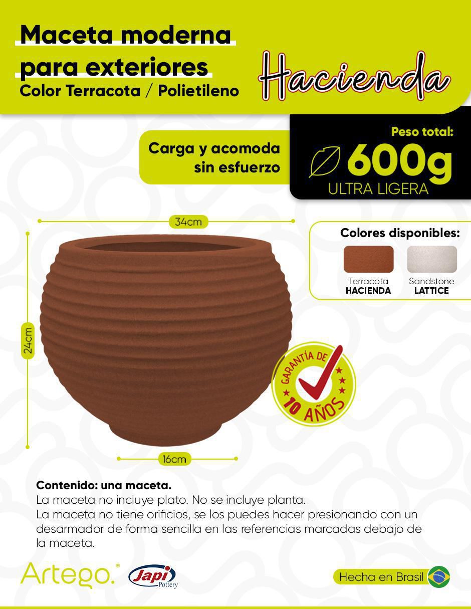 Maceta Hacienda 7