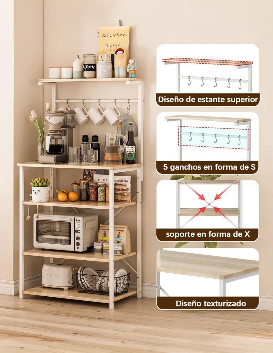 Organizador de alacena armable Vito 5