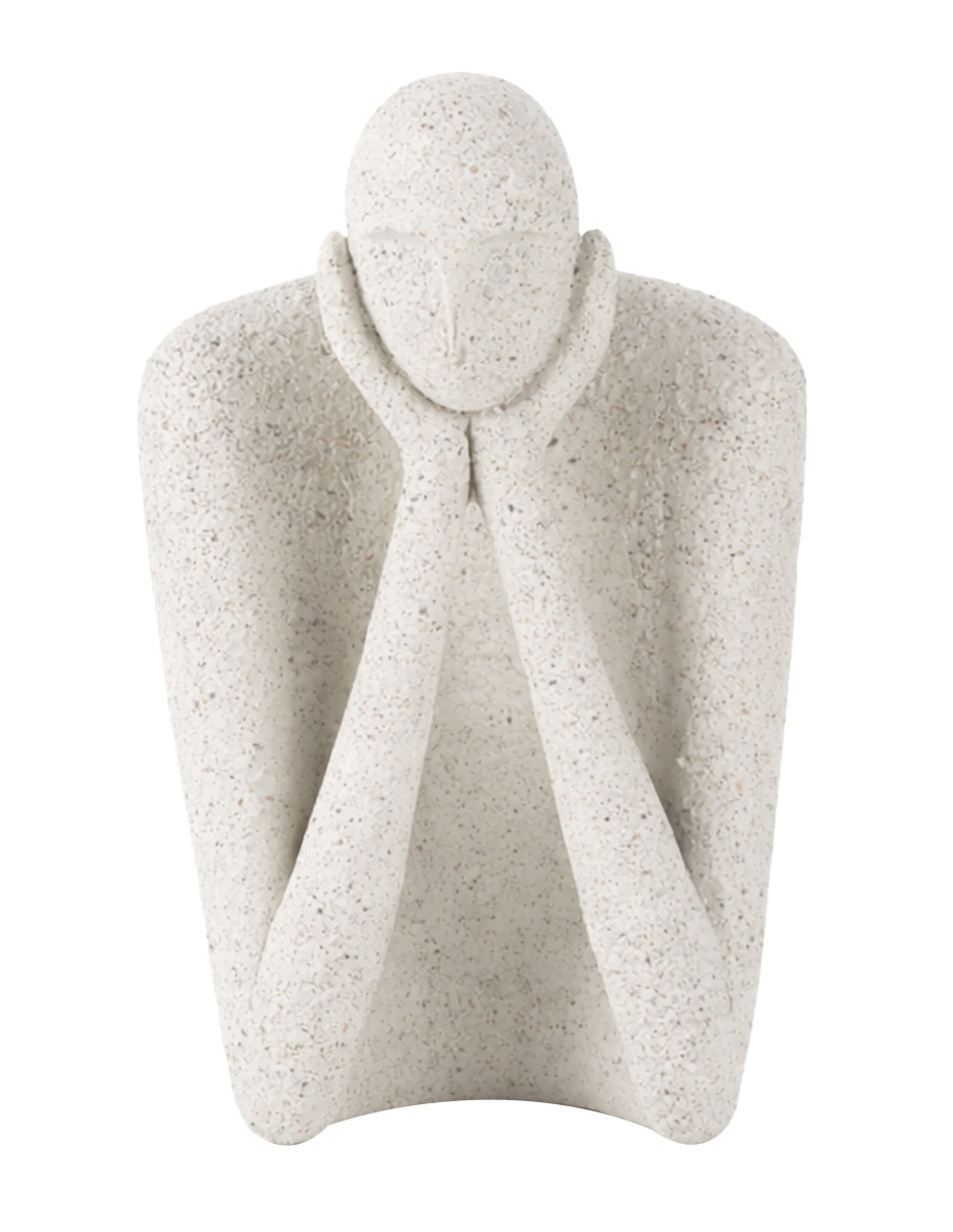 Figura decorativa de humano de resina