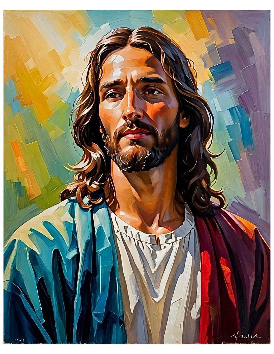 Cuadro Jesús Pop Art técnica impresión