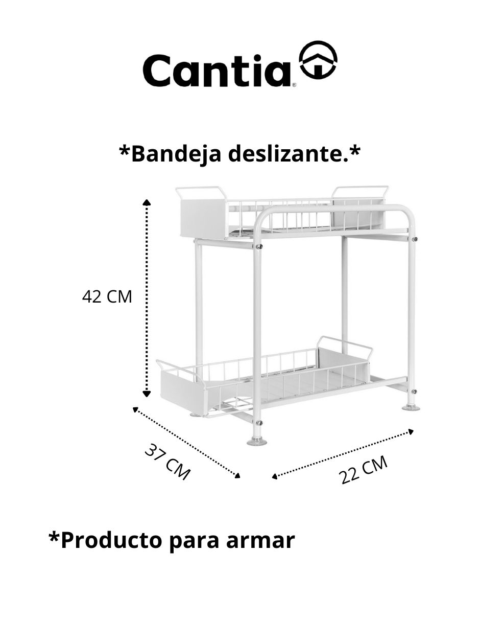Set de organizador multiusos armable Amalfi 6