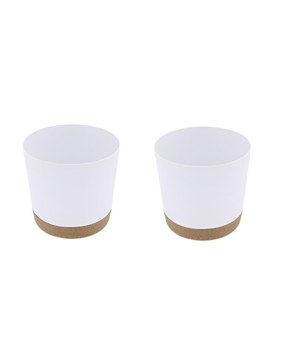 Set maceta de plástico