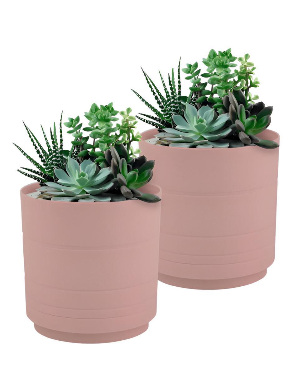 Set maceta de plástico con sistema automático de riego 3