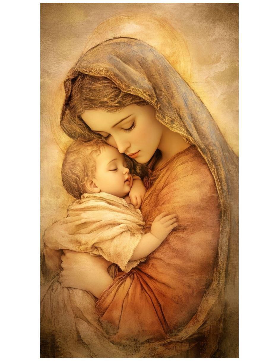 Cuadro divina maternidad técnica impresión Religioso Divina Maternidad 40x60cm