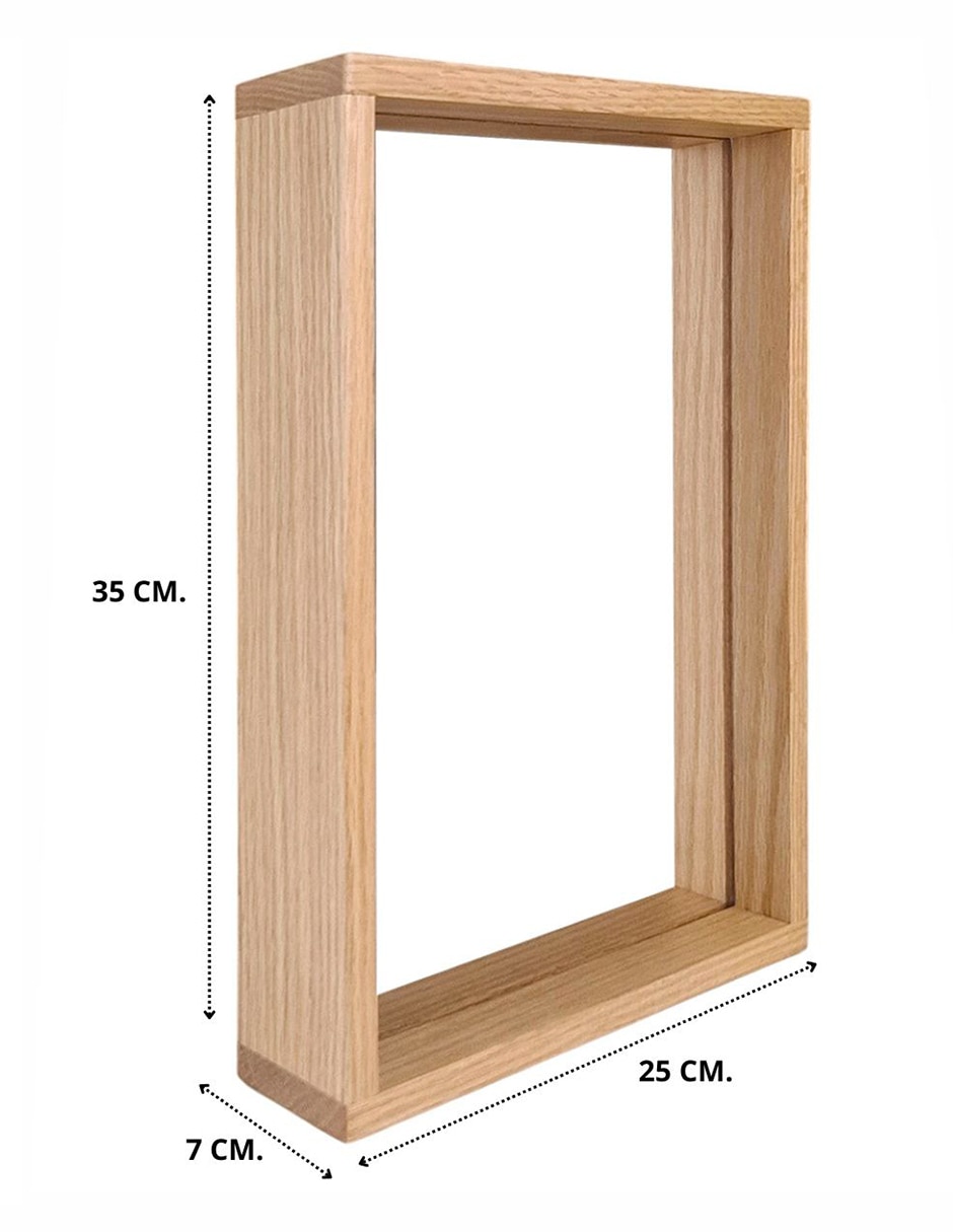 Portarretrato Decoración de madera para 1 foto 5