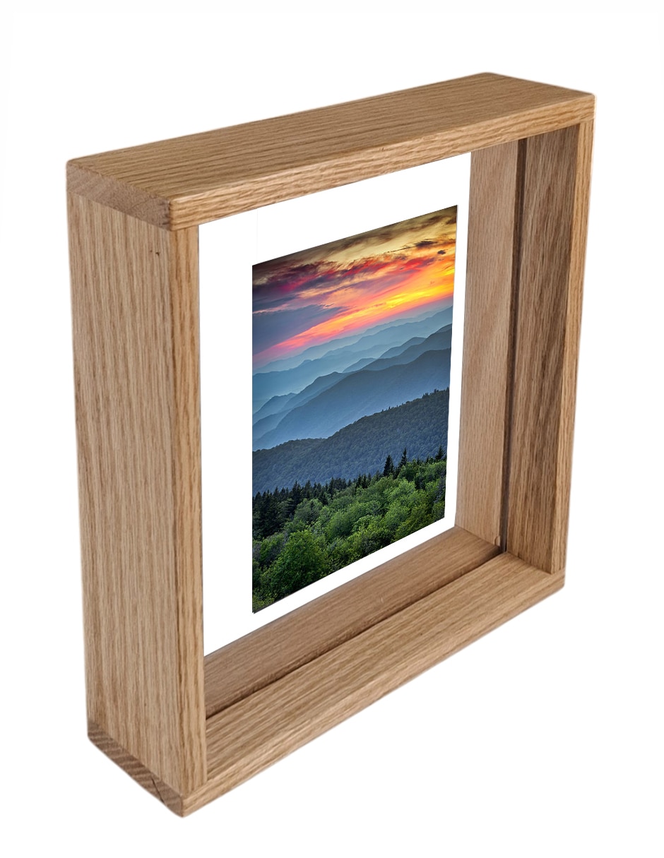 Portarretrato Decoración de madera para 1 foto 2