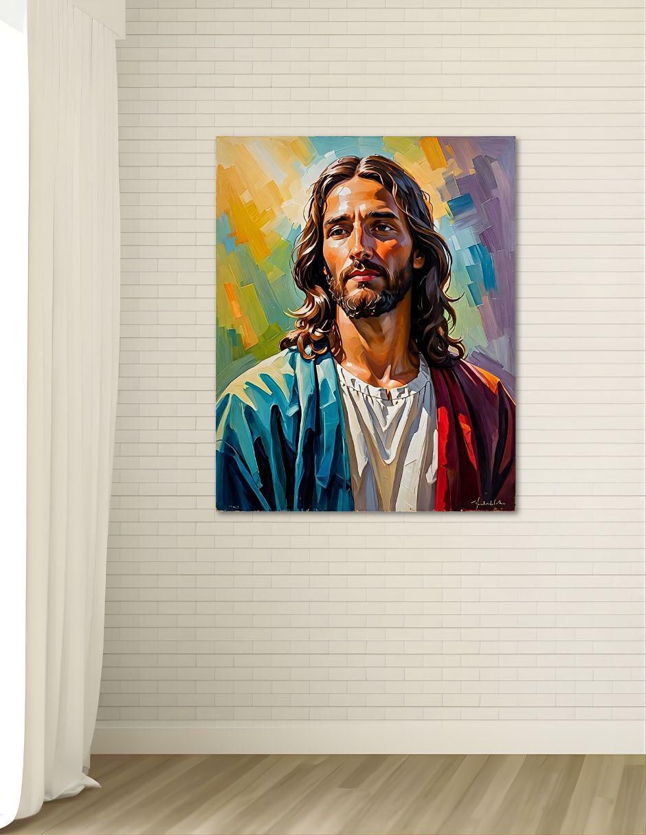 Cuadro Jesús Pop Art técnica impresión religioso 2