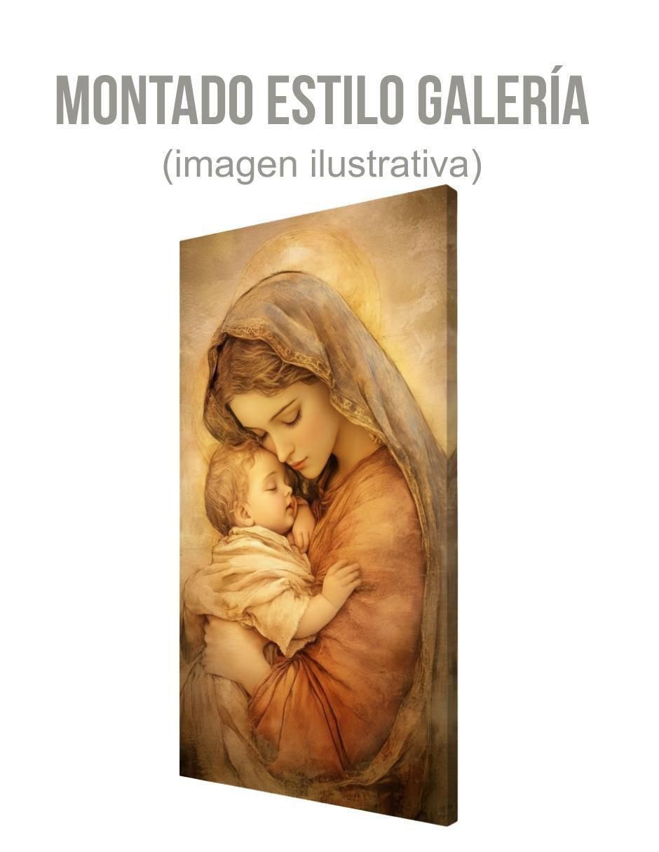 Cuadro Divina Maternidad técnica impresión Religioso 3