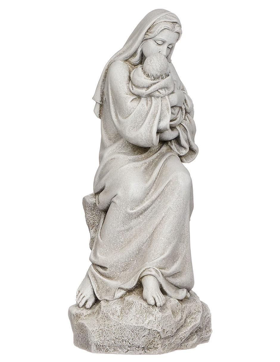 Escultura religiosa de Virgen Maria y Jesus 6